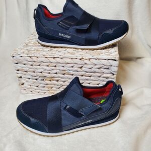 SKECHERS Go Run Pulse Bold Venture Womens Sz 9.5 Navy Performance Sneaker Shoes